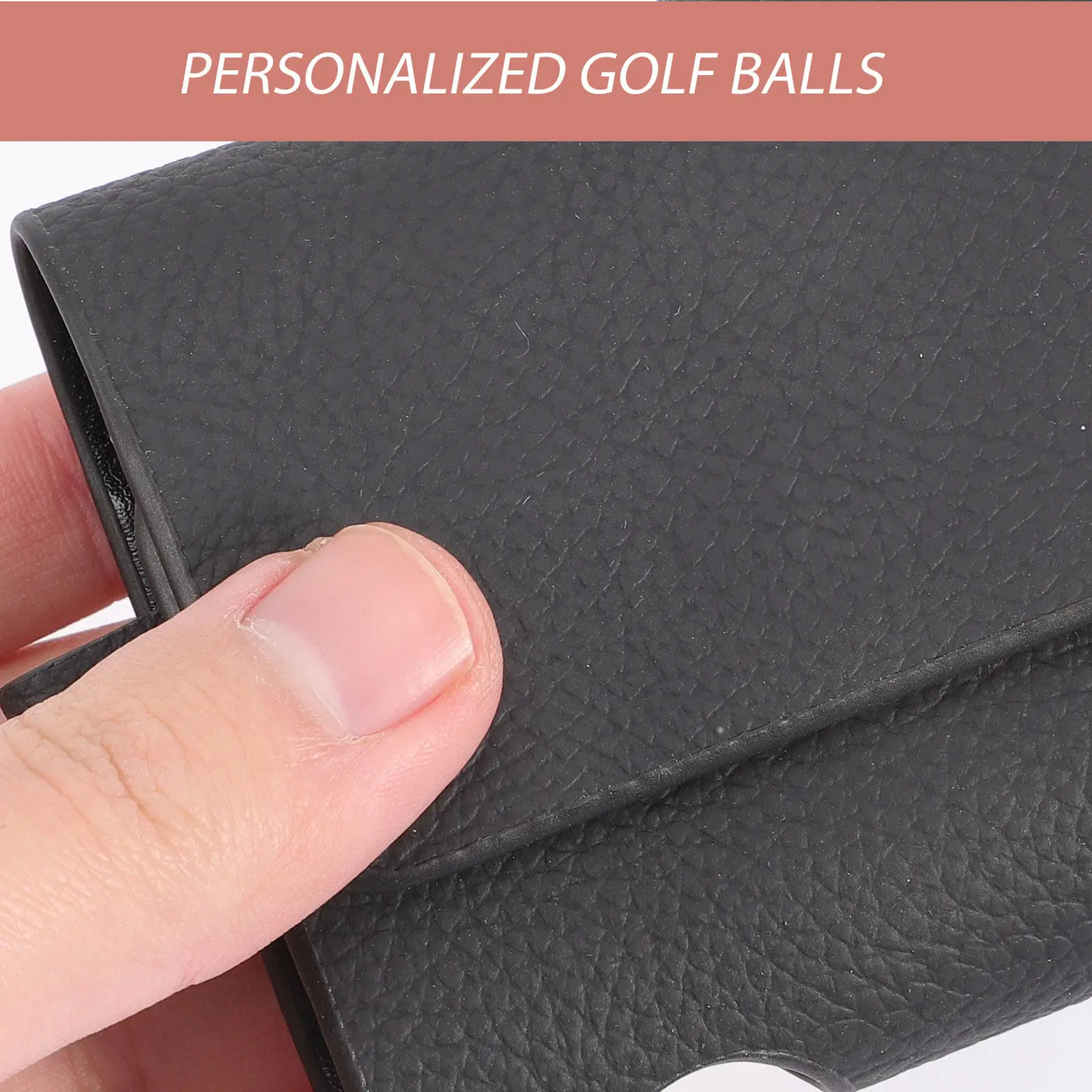 Golf Ball Holder Secure Button Closure Lightweight Wear-Resistant Ideal for Daily Use Portable Golfing Supplies
