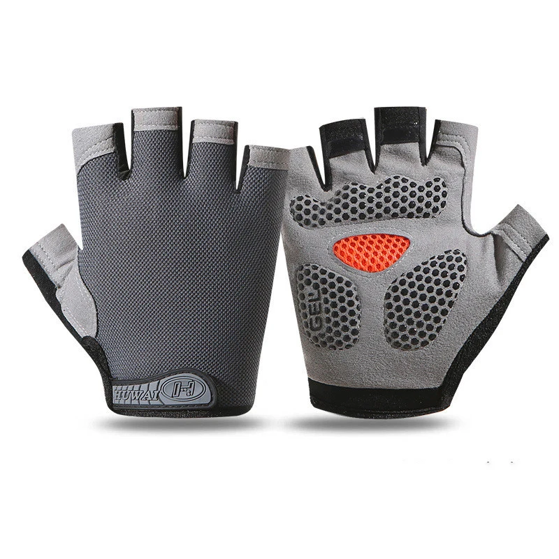 Gewichtheffen Gymhandschoenen Fitnesstraining Vingerloos Dames Heren Bodybuilding Oefening Sporthandschoenen Fietsen Antislip Ademend