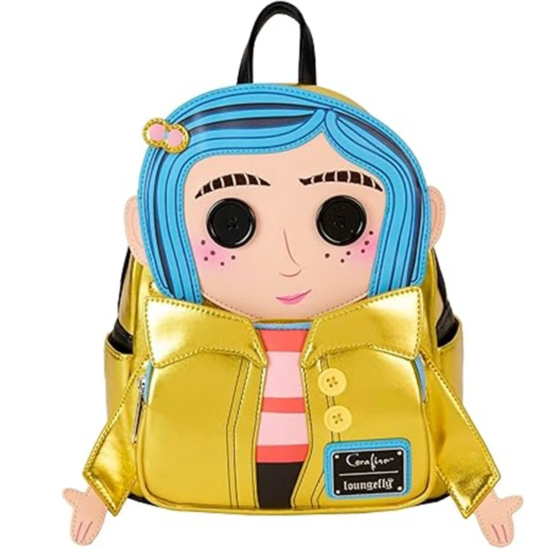 Disney Toy Story Damen-Schultertasche mit doppeltem Riemen, PU-Rucksack, hochwertige Cartoon-Freizeit-Schultasche für Kinder, Geschenk 6