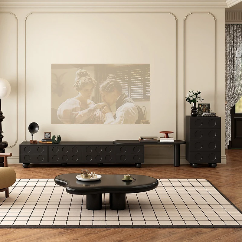 

American-style Retro TV Cabinet for Living Room Home Use Simple Modern Minimalist Storage Furniture for Storing Televisions