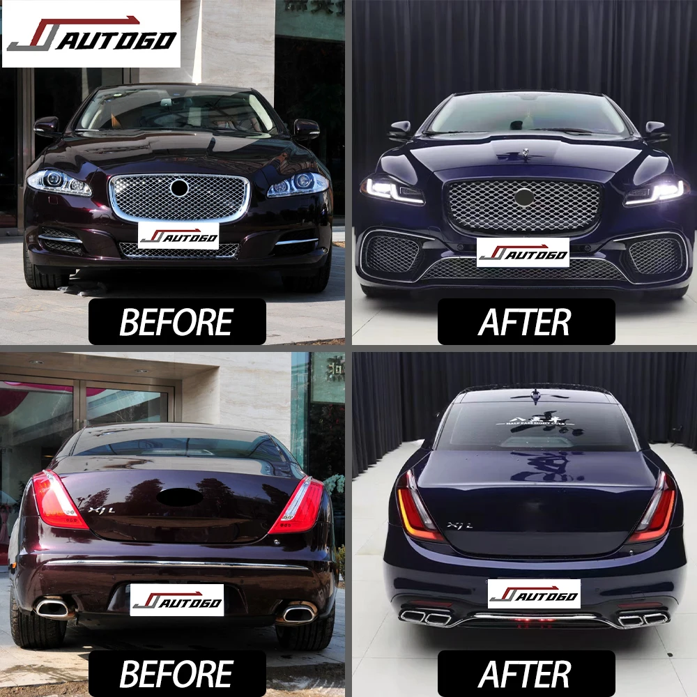 Auto Modification Conversion Facelift Refit Retrofit Old to New Body Kit for Jaguar XJ X351 2011-2019 Upgrade to S Sport AMG