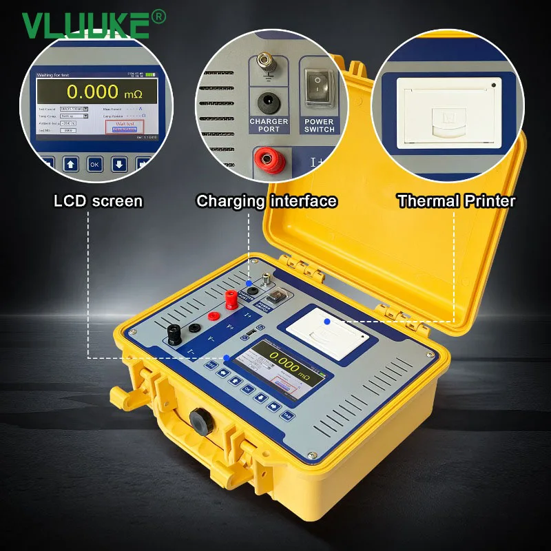 LNZZ10AB Electronic DC Winding Resistance Tester 220V Voltage 1-Year Warranty