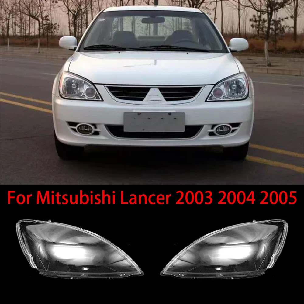 

Прозрачный пластиковый налобный фонарь для Mitsubishi Lancer 2003 2004 2005