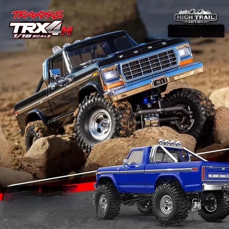 Traxxas 1/18 Mini Trx4m Ford F150 Heightens And Crosses Remote Control Climbing Car Off-road Vehicle Toy Gift 97044-1