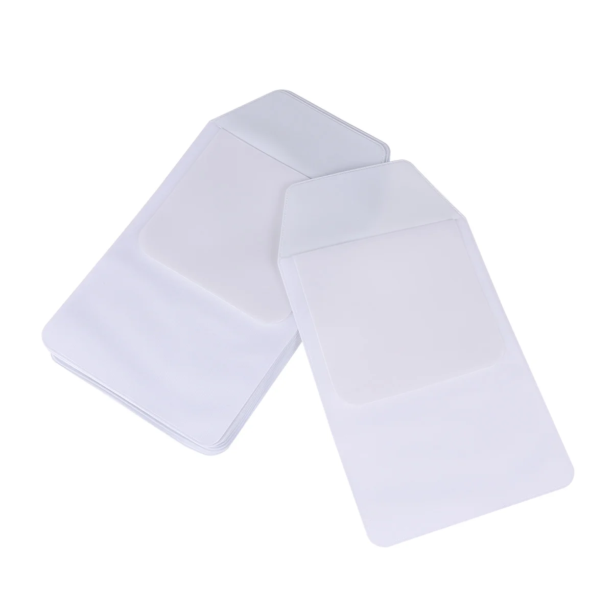 10PCS PVC Transparent Leak-Proof Pen Pouch Inserted Pen Bag Pocket Bag for Doctor Nurse (White) pen protector