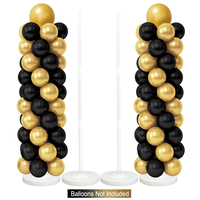 1set/2set Adjustable Balloon Standing Holder - Reusable Balloon Accessory For Weddings, Parties,  Graduation, Birthday Party