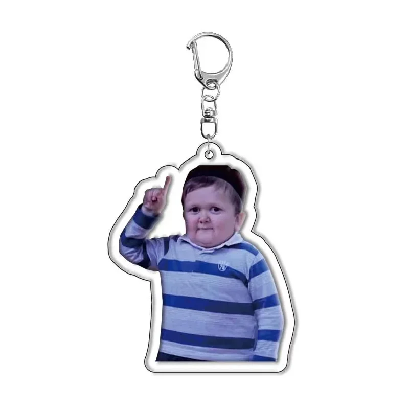 Hasbulla Magomedov Meme Keychain Khabib Hasby Figure Pendant key Chain Ring Keyring Accessories For Women Men Fans Jewelry Gift