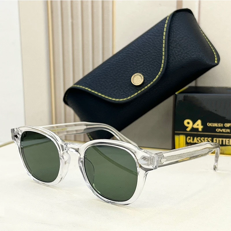 

Sunglasses Man Johnny Depp Lemtosh Blue Polarized Sun Glasses Woman Luxury Brand Vintage Acetate Frame Night Vision Goggles