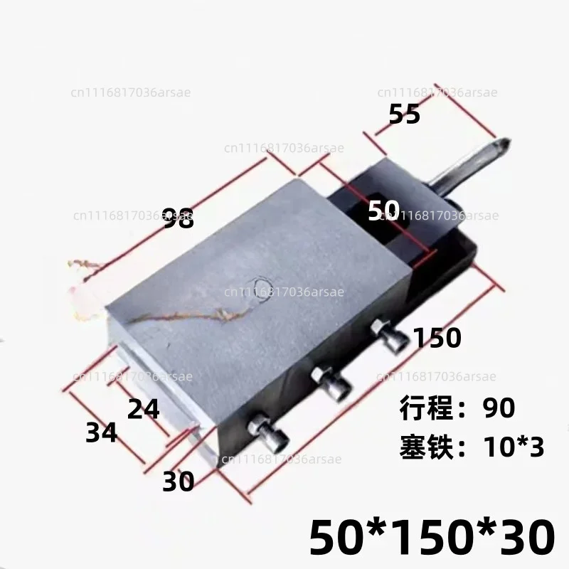 Screw Rod Sliding Table Cast Iron with Handwheel Drag Plate Linear Guide Rail Machinery Linear Guide
