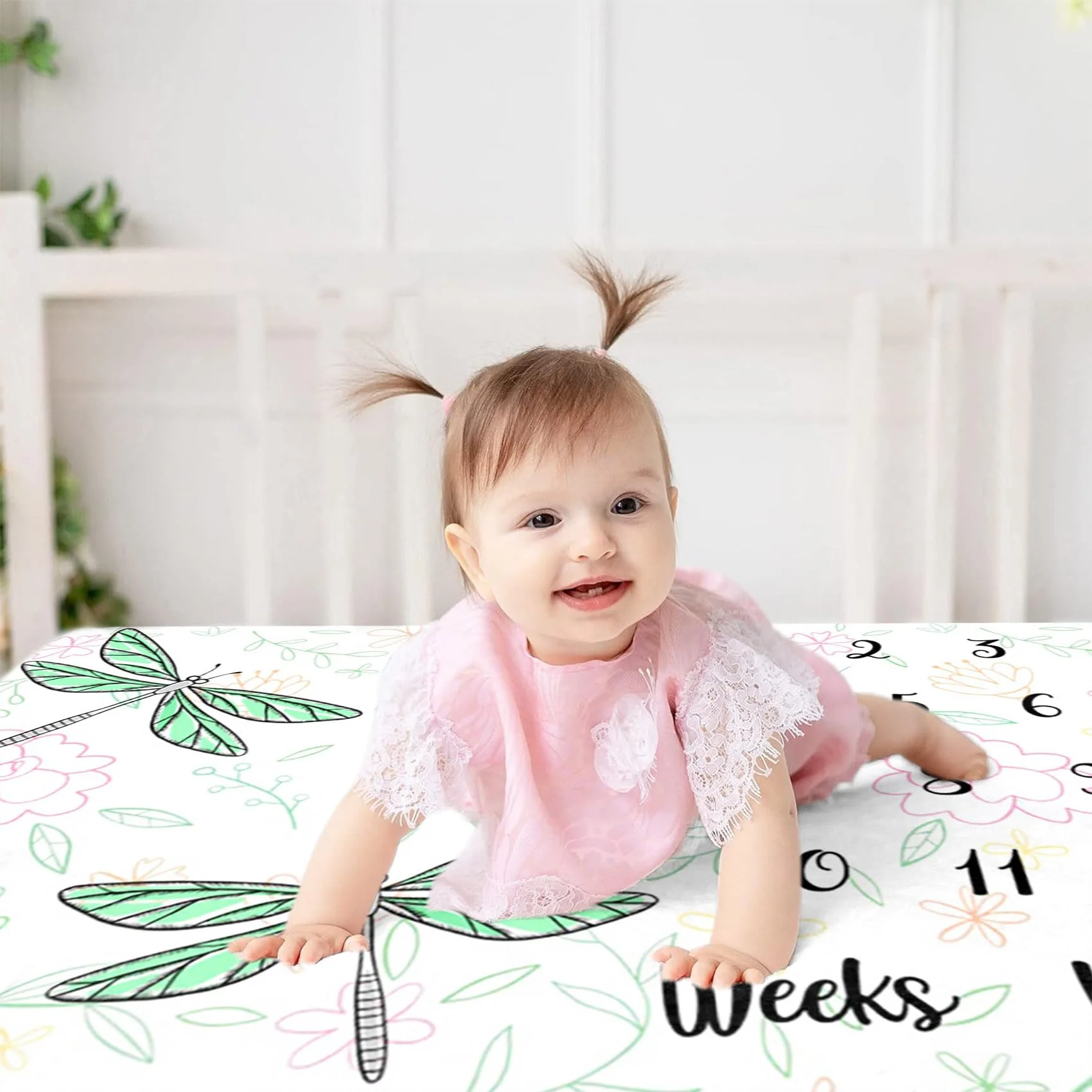 VIKAMA Dragonfly Baby Mileston - Photography Background recension och pris