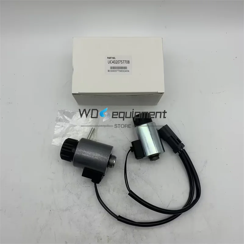 WA320 Excavator Electric Parts UC4020757708 Solenoid Valve For Komatsu WA150 WA150PZ WA200 WA200 WA250 WA250PT