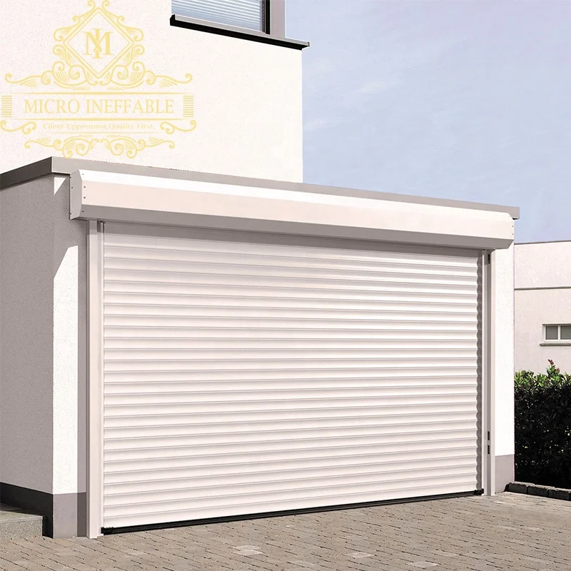 Porta del Garage in alluminio commerciale porte personalizzate più vendute porta avvolgibile insonorizzata impermeabile