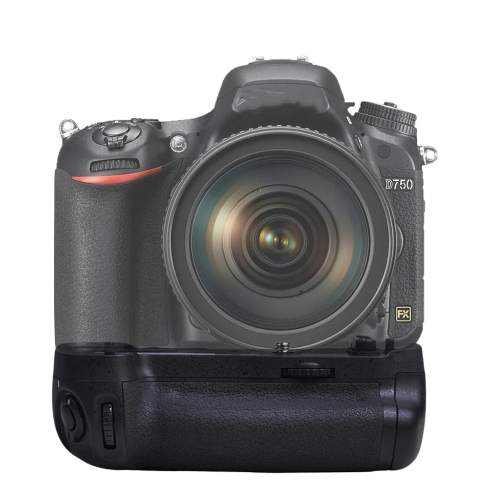 ที่จับแบตเตอรี่แนวตั้งสำหรับกล้อง Nikon D750 DSLR MB-D16พร้อมแบตเตอรี่ EN-EL15หรือแบตเตอรี่ AA 6ก้อน