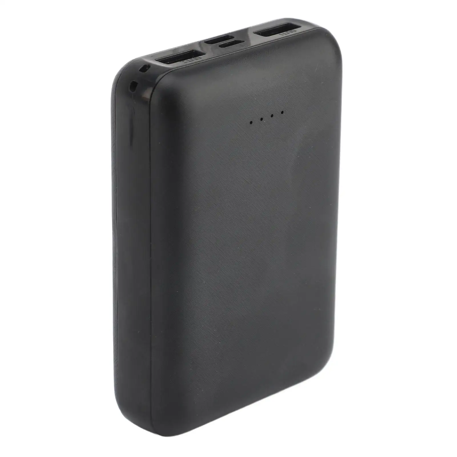 5V 10000mAh Bateria USB Tipo C Power Bank Carregador Portátil para Roupas Aquecidas Preto