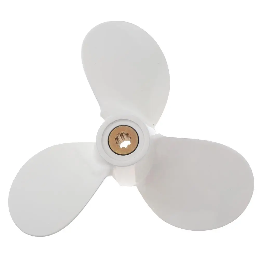 Aluminum Alloy Marine Boat Yacht Propeller 4-5-6HP for 7 1/2x7-