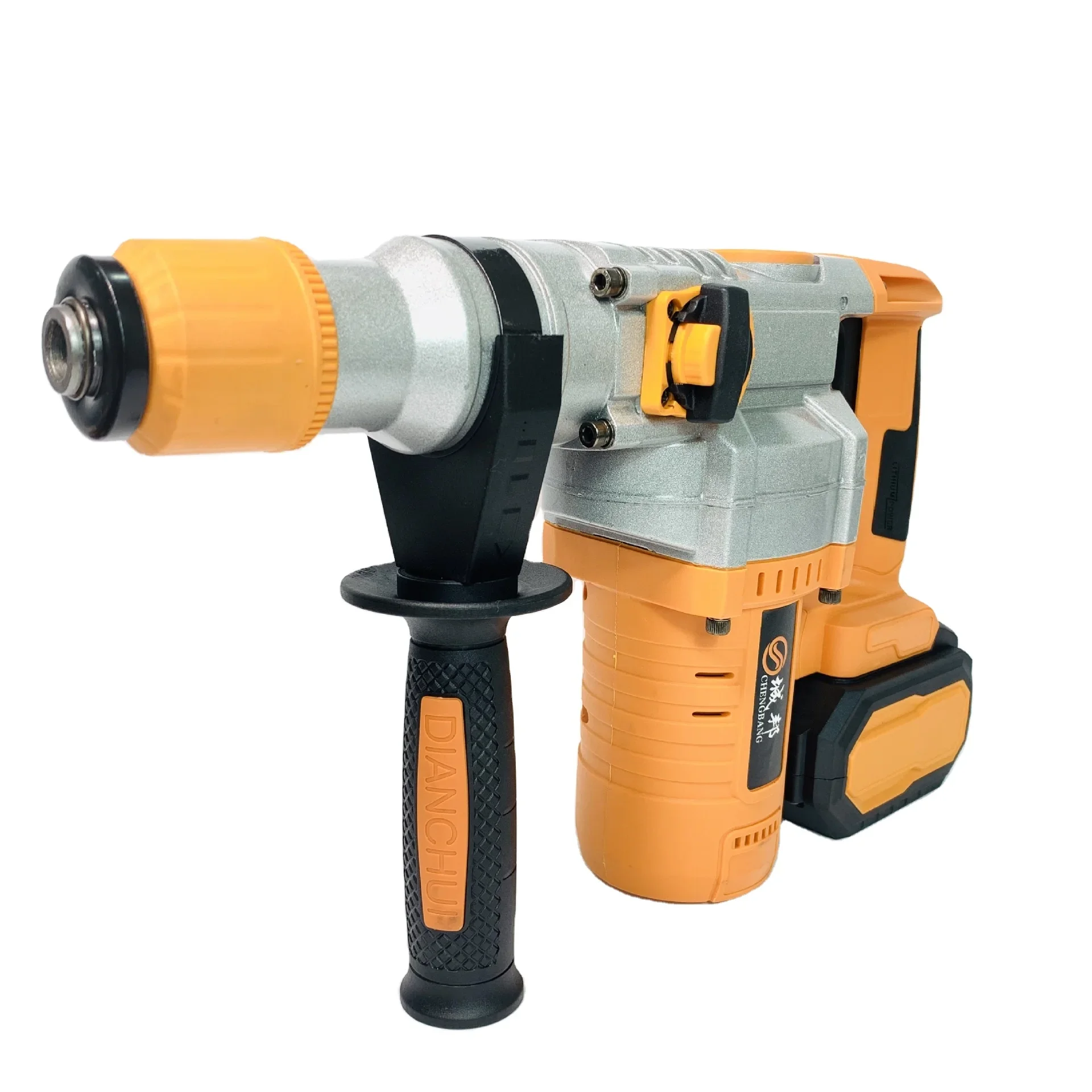 20V Lithium Brushless Battery Operated Heavy-Duty Cordless Electric Drill 26mm Jackhammer Concrete Breaker Demolition Hammer