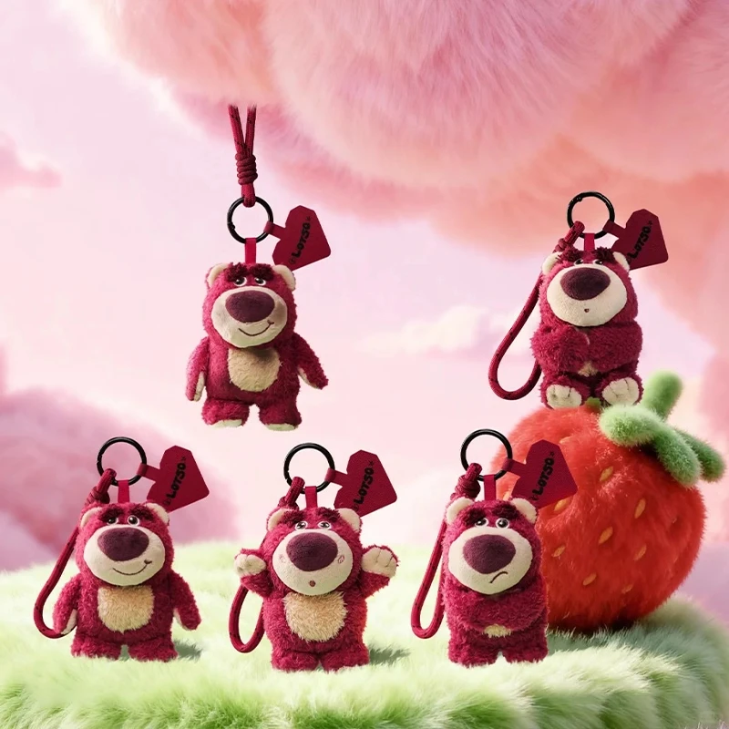 

New Strawberry Bear Fluffy Thoughts Series Blind Box Kawaii Surprise Bag Pendant Collection Desktop Ornament Fashion Trend Gifts
