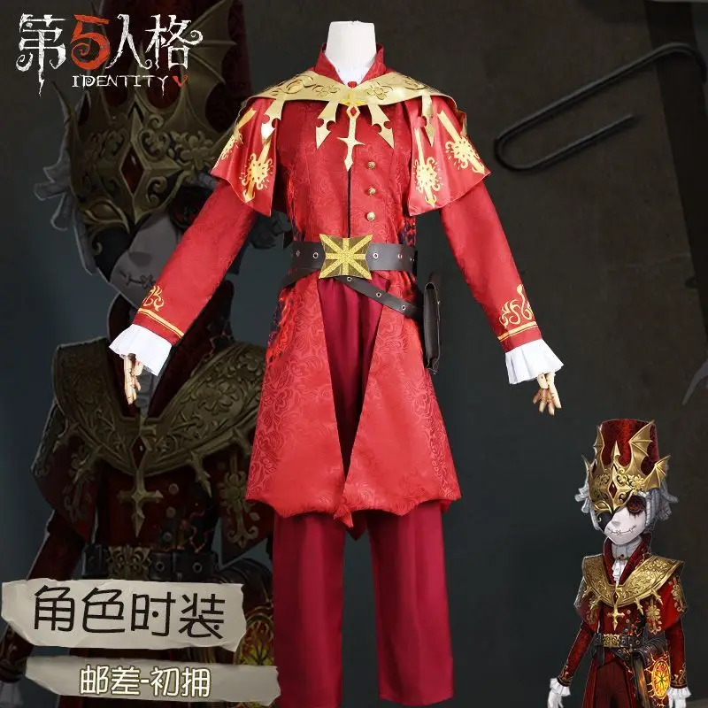 Postman Cosplay Game Identity V Victor Grantz Cosplay Costume Anime Women Men Fashion Uniform Role Play Halloween Party Outfit