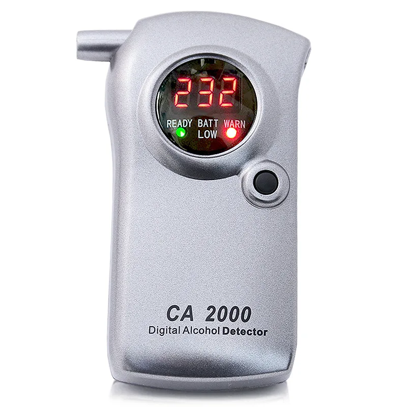 

CA2000 Digital Alcohol Meter Wine Alcohol Content Meter BLOW-Through Type High Accuracy Alcohol Detector with Charger