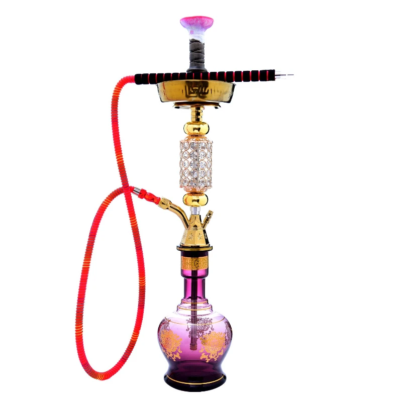 

Egyptian Metal Shisha Gold Plated Bottle Shisha Full Set Pot Bar