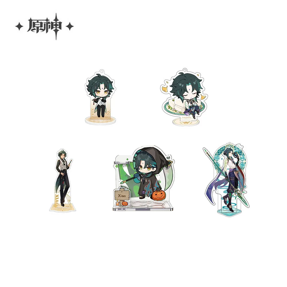 Sunsyea Official Genshin Impact Merch From miHoYo Liyue Xiao Acrylic Stand Ornament Anime Collection