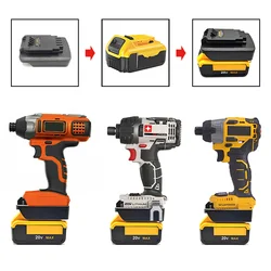 Konwerter akumulator litowo-jonowy DW20BPS do baterii litowej Dewalt 20V do czarnego Decker do kabla portiera do elektronarzędzia Stanley