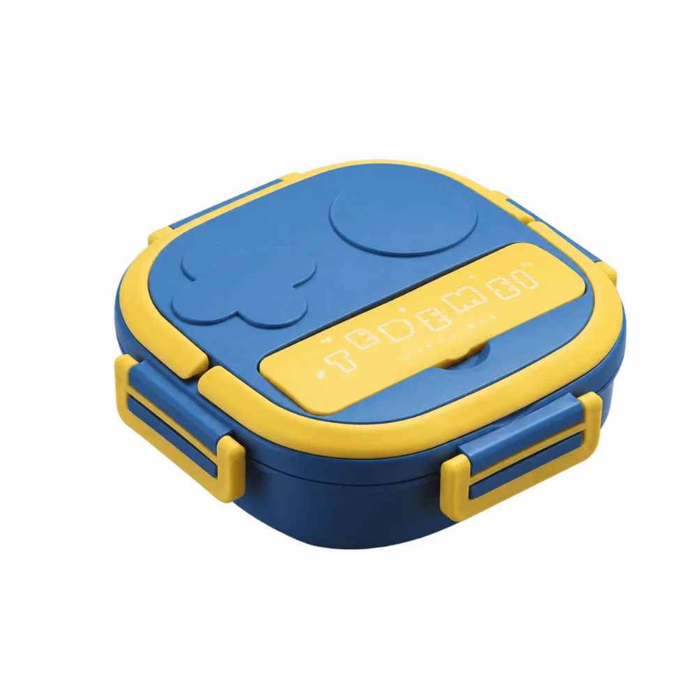 Practical 304 Stainless Steel Lunch Storage Container 2/3 Compartments 550ml Thermal Lunch Box Food Container For Office
