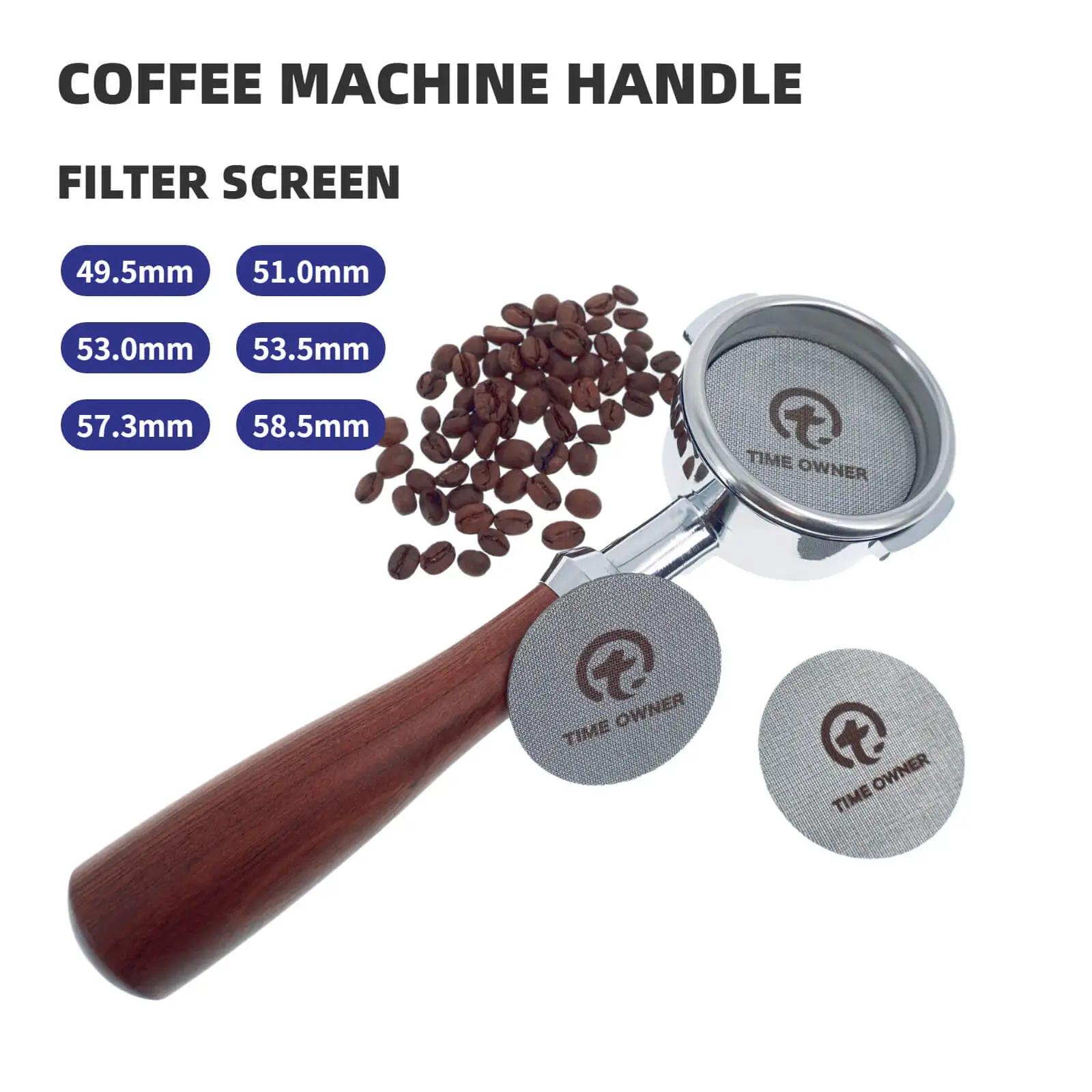 Yeniden kullanılabilir kahve filtresi ekran isıya dayanıklı tel örgü elek Portafilter Espresso makinesi kahve yapma Puck ekran için 58mm