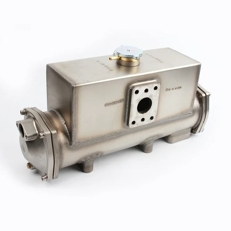 الصين تصنيع المياه المبردة لوحة ملحومة نوع CH سلسلة مبادل حراري من الفولاذ المقاوم للصدأ للمحرك البحري مع أنبوب النحاس