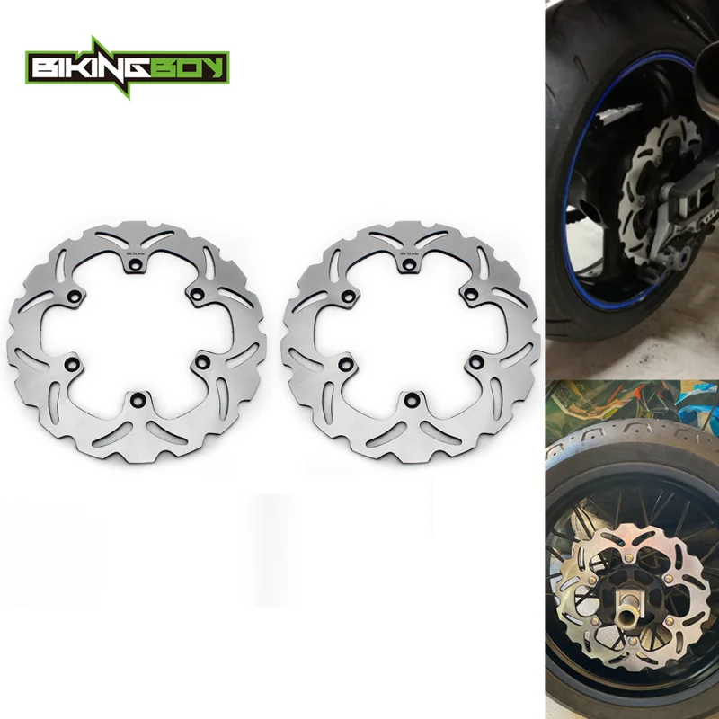 BIKINGBOY RD350LC 83-92 90 RD350R 91-95 93 94 RD500LC 83-88 84 87 XJ900F 83-86 XJ650 Turbo 82-85 Front Brake Discs Disks Rotors