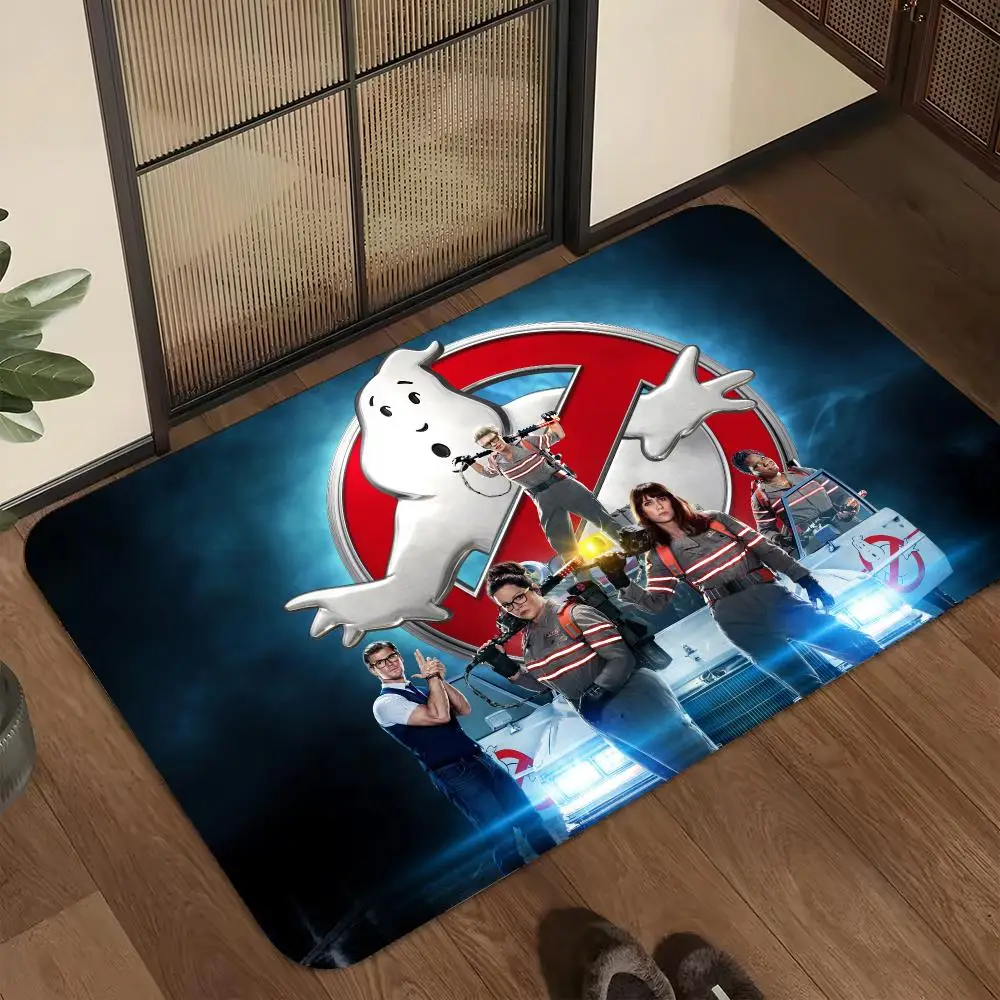Classic G-Ghostbusters Floor Mat Welcome Mat Entrance Doormat Balcony Bathroom Floor Mats Non-slip Rug Bedroom Carpet