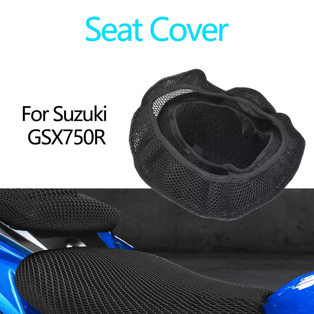

For Suzuki GSX750R GSX 750R GSX750 R 750 Motorcycle 3D Mesh Nylon Fabric Cushion Waterproof Breathable Protection Seat Cover