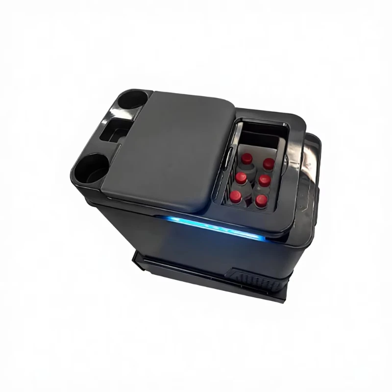 for Sprinter Car Center Console Upgrade Modification Front Armrest Refrigerator With Cup Holder Compressor Cooling