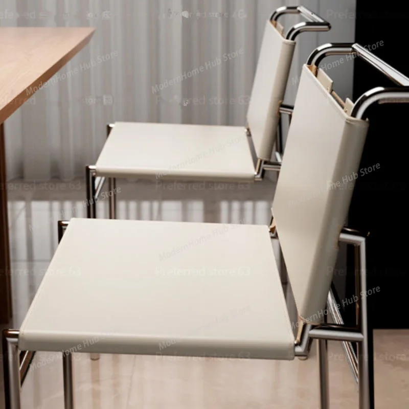 

Обеденный стул в итальянском стиле, минималистичный, эргономичный, роскошный, для кухни, в скандинавском стиле, мебель для столовой, Sillas Para Comedor