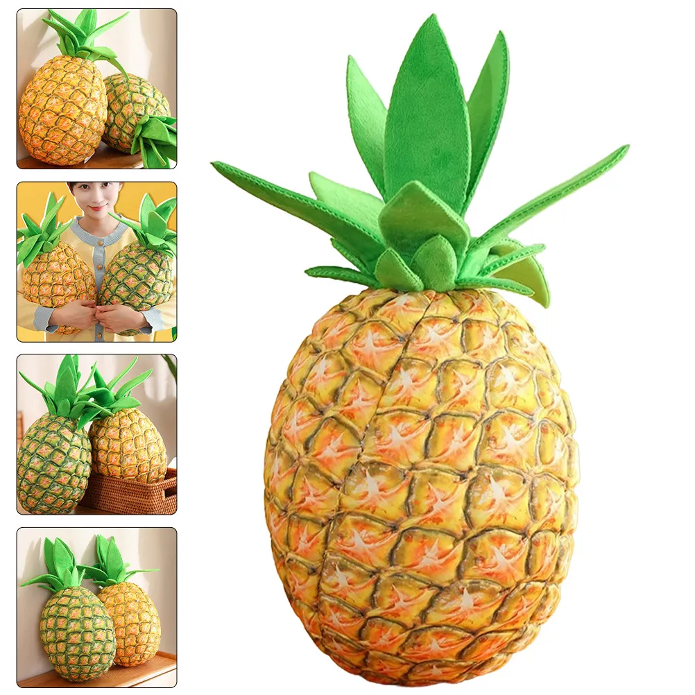 

Pineapple Cushion Soft Comfortable Home Office Nursery Pillow Fruit Shape Decorative Kids Pillow for Boys Girls Gift