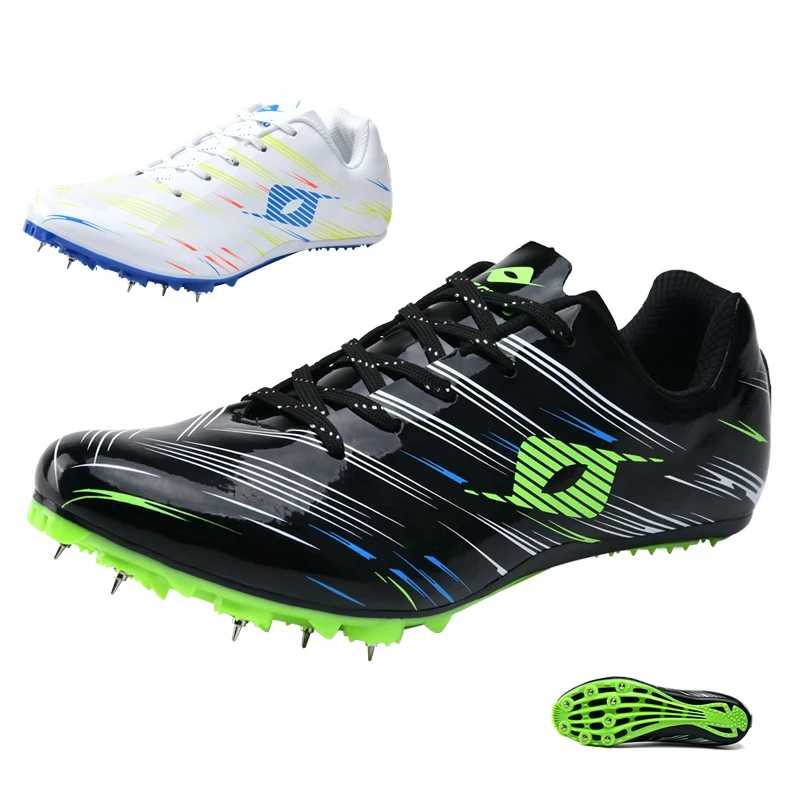 Men Track and Field 8 Spikes Sprint Shoes Running Sneakers Light Weight Professional Athletic Track Spikes Sport Shoes 36-45