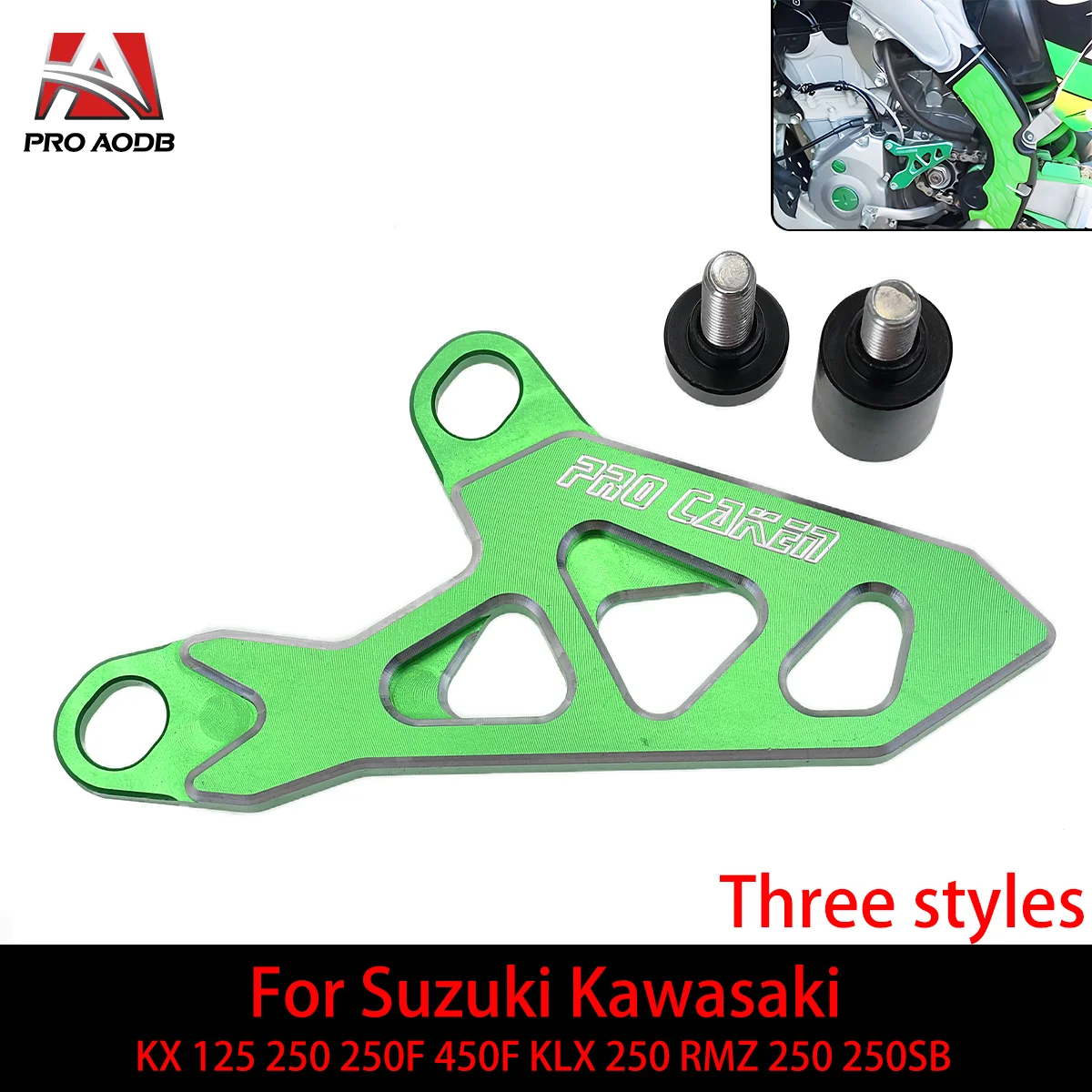 CNC Front Sprocket Cover Chain Protector Guard For Suzuki Kawasaki KX 125 250 250F 450F KLX 250 RMZ250 250SB Etc Model Motocross