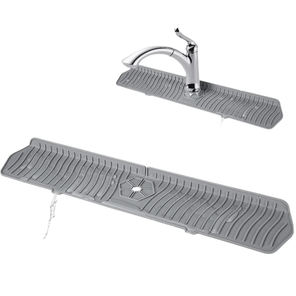 

Силиконовый брызговик для раковины, складной гибкий держатель для мыла, губки, многофункциональный брызгозащищенный коврик для слива для кухни