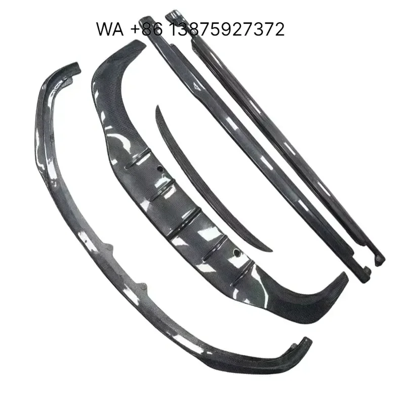 Wmwmnu Carbon Fiber Body Kit Front Lip Splitter Rear Diffuser Side Skirt Wing Spoiler for Continental GT 2015-2017