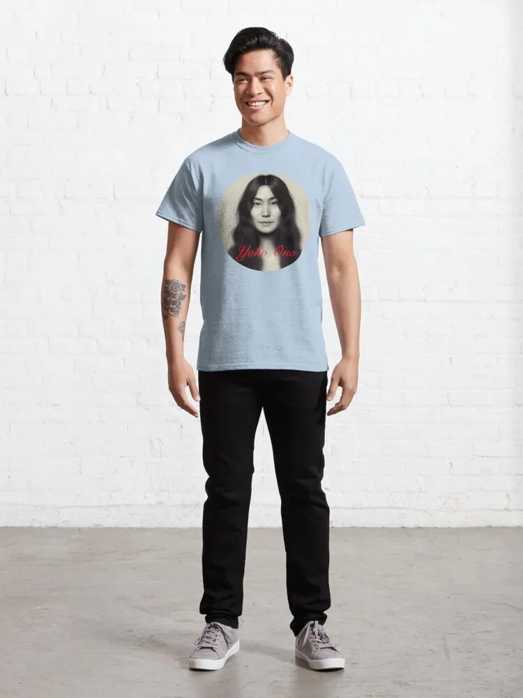 Classic Yoko Ono Classic T-Shirt 100% Cotton Streetwear High Quality New Fashion Top Tees