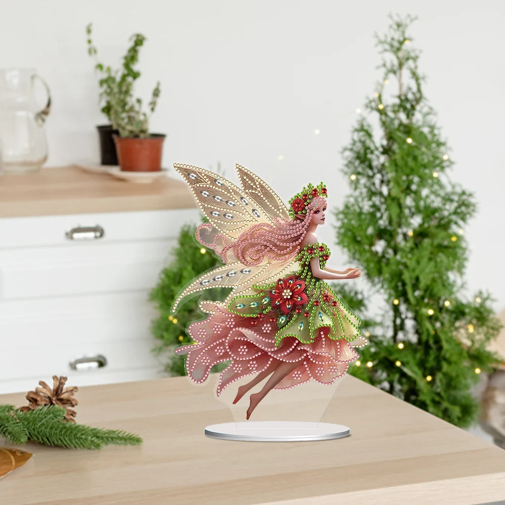 

Акриловая 2D/плоская алмазная живопись «сделай сам», набор украшений для рабочего стола, алмазная живопись, настольные украшения для домашнего офиса, декор для рабочего стола