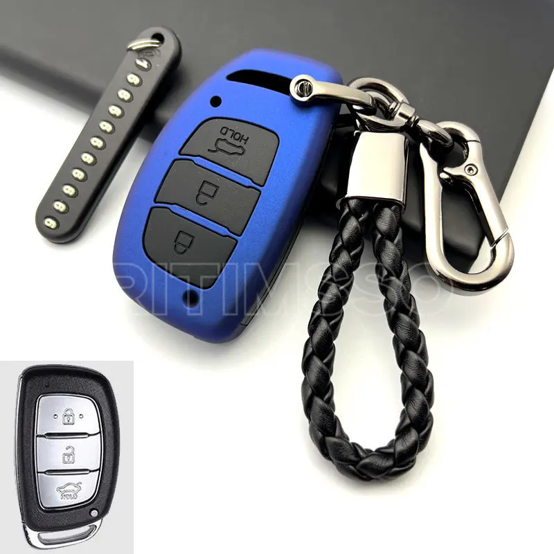 ABS Car Key Case Cover for Hyundai Tucson Sonata Fe Creta Ix25 Ix35 Ix45 I10 I20 I30 I40 Verna Solaris Mistra Elantra Accent