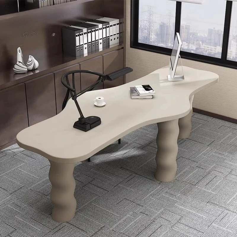 desk, simple modern Italian minimalist study desk artistic personality creative writing desk computer desk