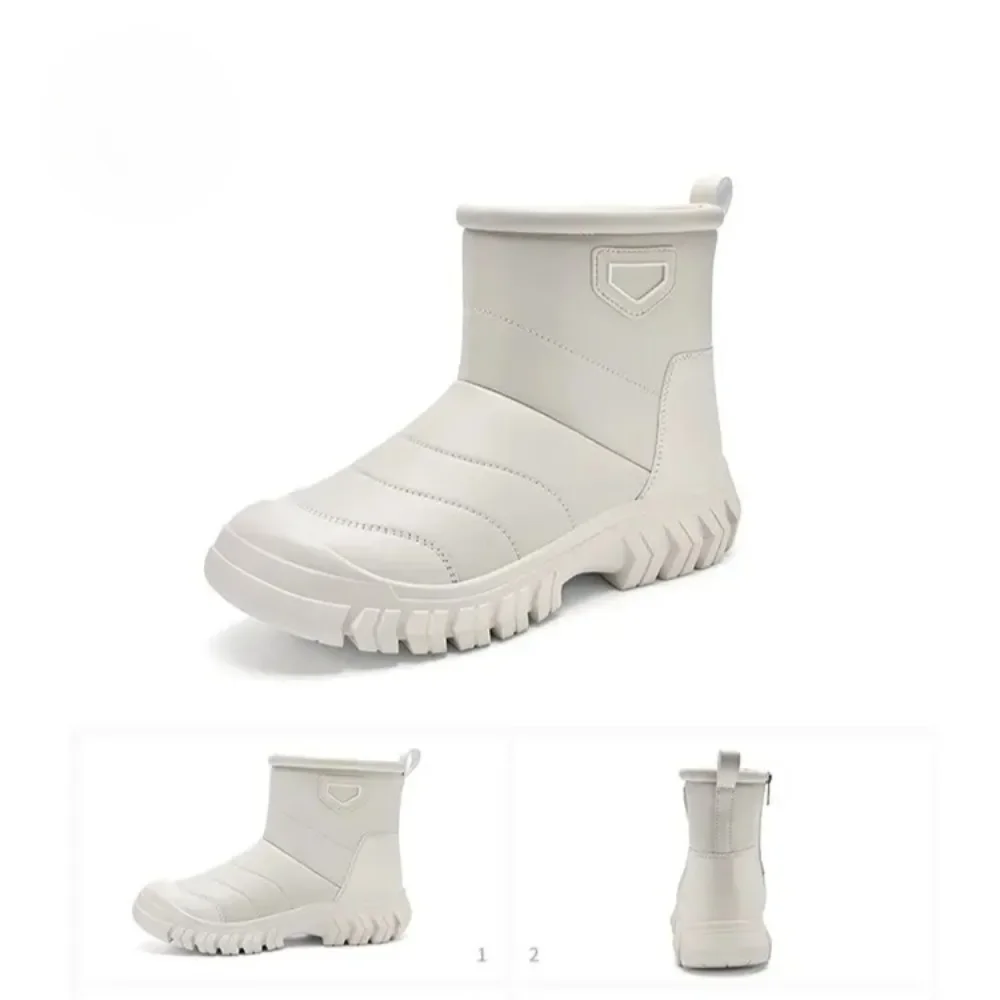 

2025 Winter shoes Men's sneakers Warm Cotton Zipper Snow Ankle Boots, Autumncasual shoes Waterproof Snow Boots free shiping shoe