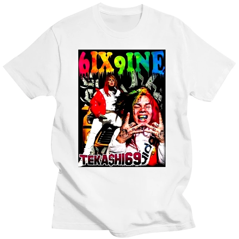 Rare Tekashi69 6ix9ine GUMMO American Rapper Men's T-shirt Size S-2XL  Cool Casual pride t shirt men Unisex New Fashion tshirt