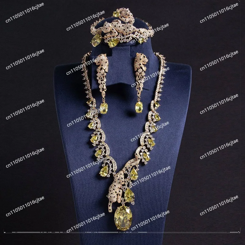 For Fashion Bridal Jewelry Four-piece Set, Wedding Accessories Set