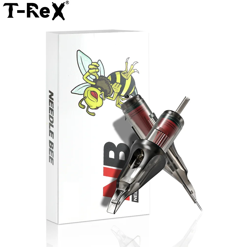 

T-Rex 20pc NB Tattoo Cartridge Needles RL RM Disposable Sterilized Safety Tattoo Needle for Cartridge Machines Grips