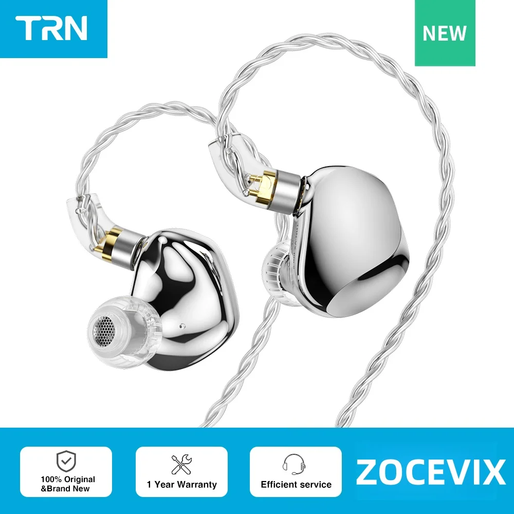 

TRN VX PRO+Hybrid Metal 8BA+1DD Driver In Ear Earphone In-Ear Monitors Headphones Sport Headset Interchangeable earph