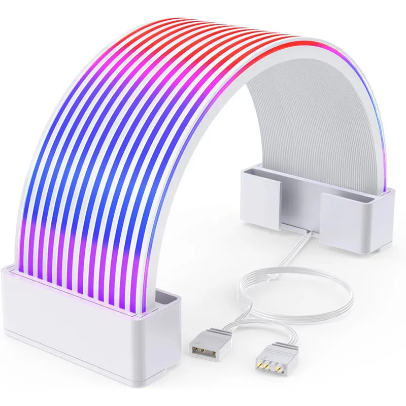 UPSIREN Suitable For Graphics Card 24pin/8pin/2x8pin/12VHPWR/Bendable ARGB Light Board，Computer Case Decorative Light Strip