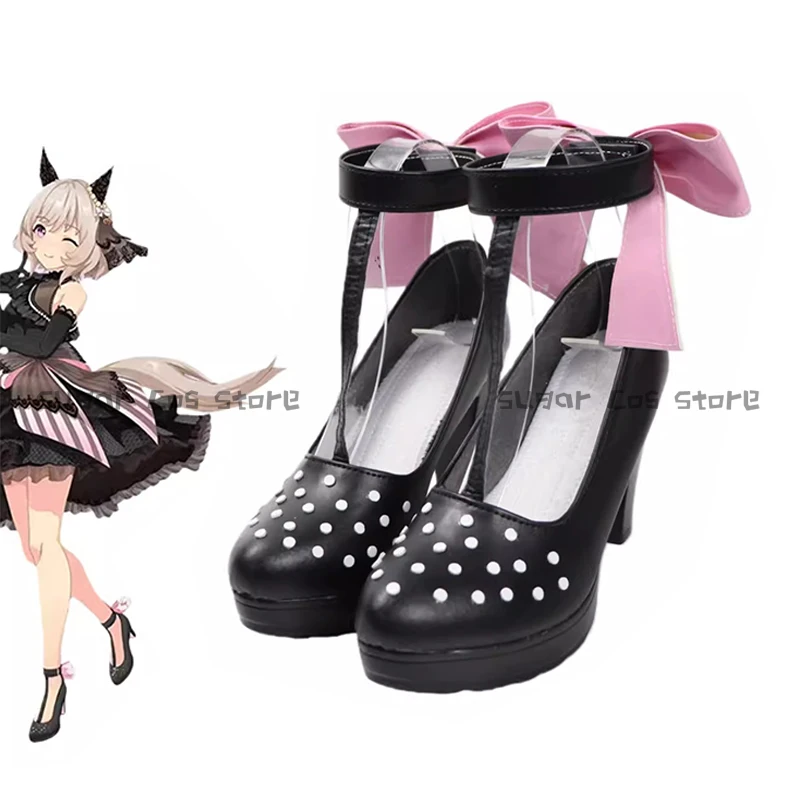 

Game Anime Umamusume Pretty Derby Curren Chan Cosplay Shoes Boots Wedding Dress Heel Shoes Carnival Halloween Party For Women